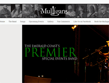 Tablet Screenshot of mulligansband.net